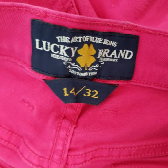 EUC Lucky Pink Pants SZ 14/32 - Picture 3 of 3